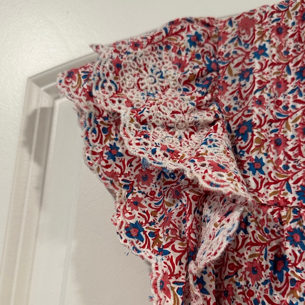 LOFT Multicolor Floral Blouse - Picture 3 of 6